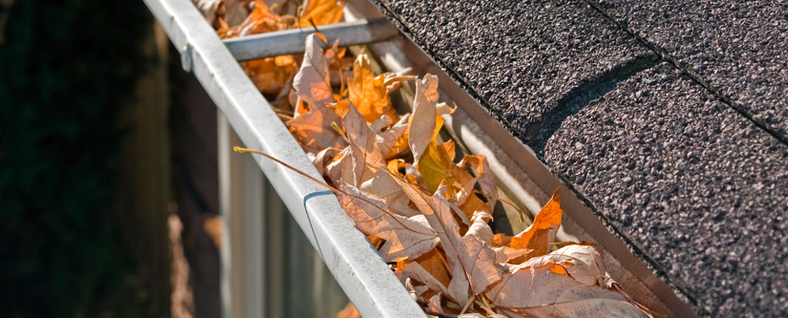 Make sure to inspect your gutters periodically